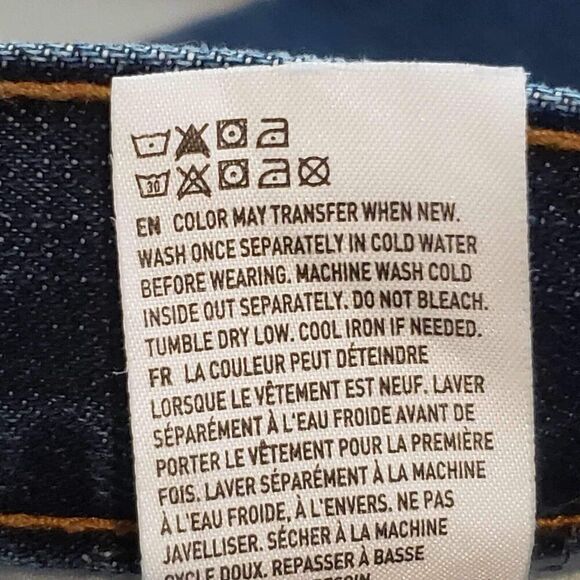 American Eagle Jeans AE Loose Straight Denim Mens 34X30 Medium Wash - Picture 10 of 11